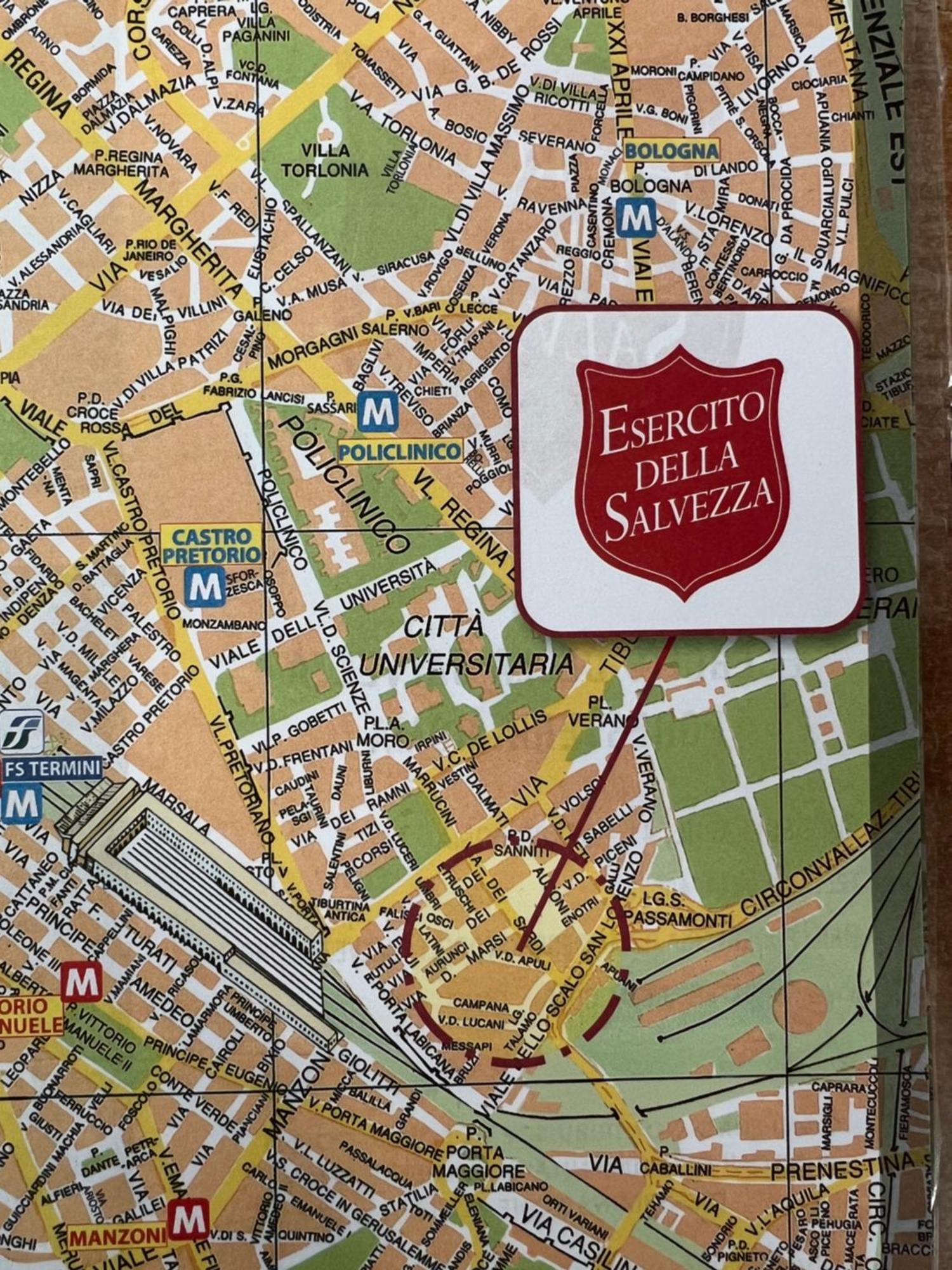 Foresteria Roma Esercito Della Salvezza Zewnętrze zdjęcie